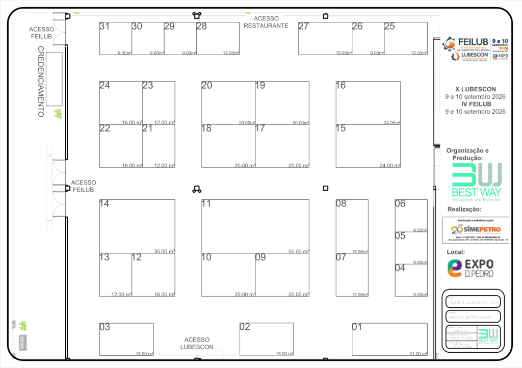 planta feilub março